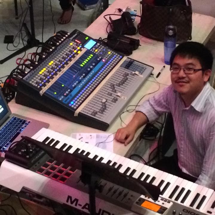 A mixer and keyboard, the kind of workspace these notes come from